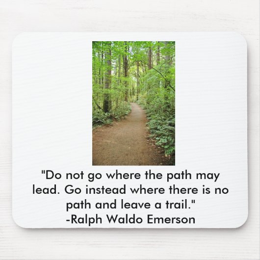 bosspoor, muismat (Voorkant)