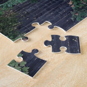 Bosstappen in de vroege herfst legpuzzel (Zijkant)