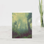 BOSSTE FOTOGRAFIE BIRTHDAAGKAARTEN KAART (Voorkant)