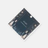 Bossterren Sneeuw Licht Bruiloft Bridal Shower Servet (Hoek)