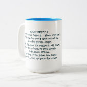 Bossy Betty 2 Alpaca met artikel mok 19r (Voorkant links)