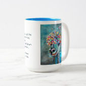 Bossy Betty 2 Alpaca met artikel mok 19r (Voorkant rechts)