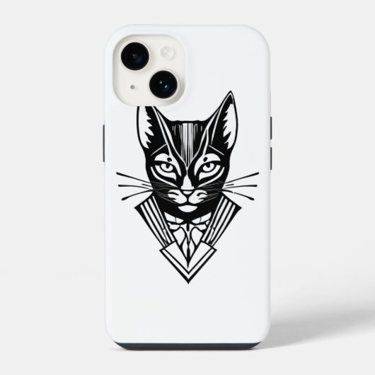 Bossy Cat-telefooncel iPhone Hoesje (Achterkant)