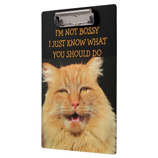Bossy Cat wordt een baas Klembord (Links)
