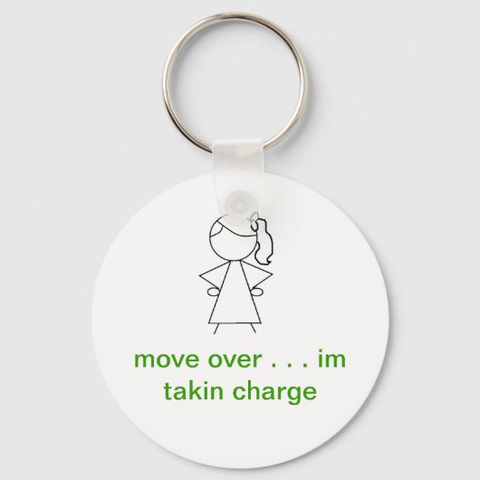 Bossy Girl Sleutelhanger (Voorkant)