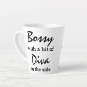 Bossy met een beetje diva moderne trendy Mok (Linkerhoek)