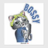 Bossy. Ontdek de vele vormen van de kat Sticker (Vel)