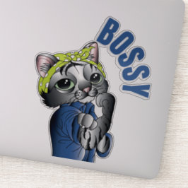 Bossy. Ontdek de vele vormen van de kat Sticker