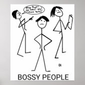 Bossy People Poster (Voorkant)