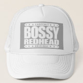 BOSSY REDHEAD - Ik ben Dominant Fiery Phoenix Risi Trucker Pet (Voorkant)