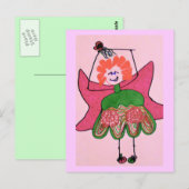 Bossy Saucy Fairy Briefkaart (Voorkant / Achterkant)