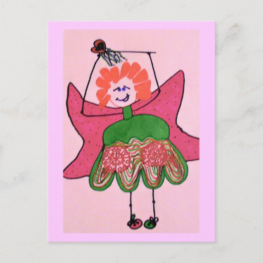Bossy Saucy Fairy Briefkaart (Voorkant)