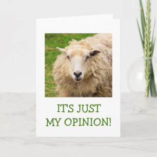 Bossy Sheep Advice Wisdom krijgt goed Kaart
