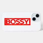Bossy Stamp Case-Mate iPhone Case (Achterkant (horizontaal))