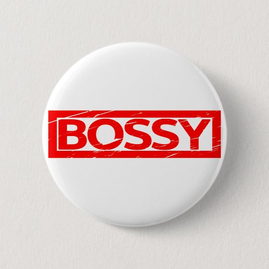 Bossy Stamp Ronde Button 5,7 Cm (Voorkant)