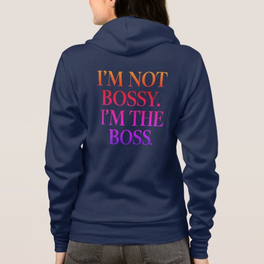 Bossy Sweatshirts Hoodie (Achterkant)