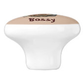 Bossy the Cow Ceramic Knob Keramische Knop (Zijkant)