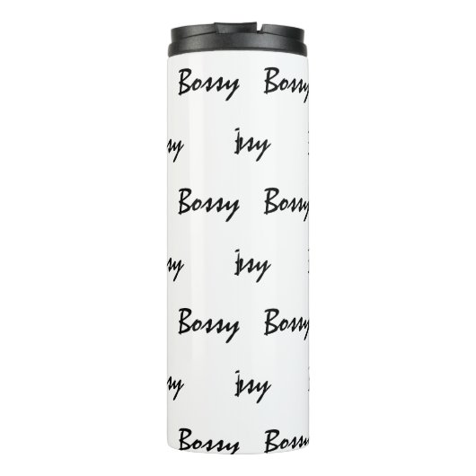 Bossy Thermosbeker (Achterkant)