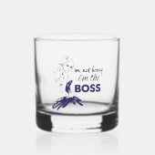 Bossy Whisky Glas (Voorkant)