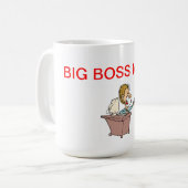 BossYellingPhone, BIG BOSS MAN! Koffiemok (Voorkant links)