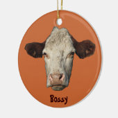 Bossy's kerst-versiering keramisch ornament (Links)