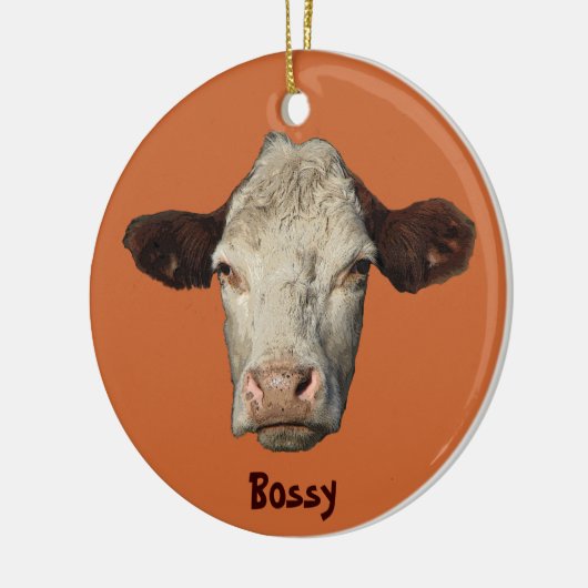 Bossy's kerst-versiering keramisch ornament (Links)