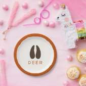 Bosthema Birthday Party Paper - Deer Papieren Bordje (Feest)