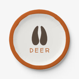 Bosthema Birthday Party Paper - Deer Papieren Bordje