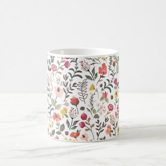Bosthicketgebergte wilde bloemen koffiemok (Center)