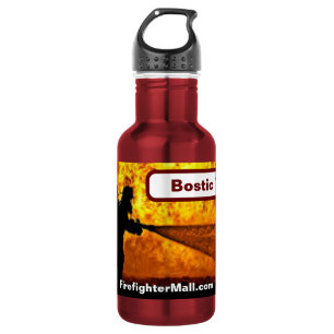 Bostic VFD Brandweerman Waterfles
