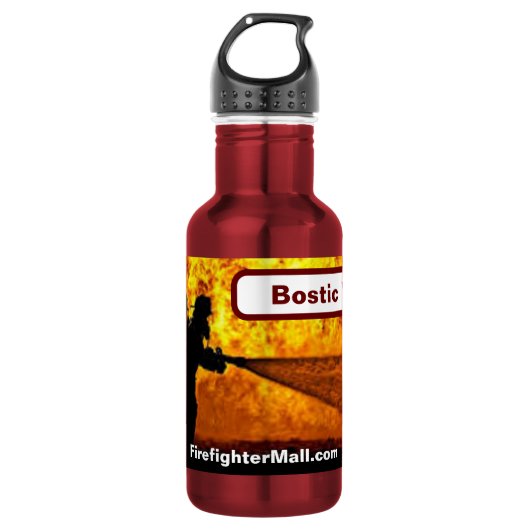 Bostic VFD Brandweerman Waterfles (Voorkant)
