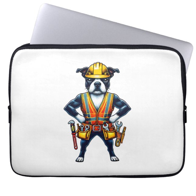 Bostie Astronaut Laptop Sleeve (Voorkant)