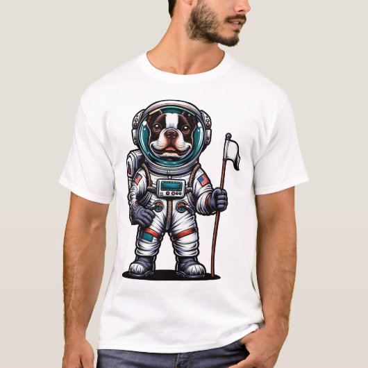Bostie Astronaut  T-shirt (Voorkant)