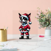 Bostie Kerstman Acryl Bord (Huwelijk)