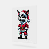 Bostie Kerstman Acryl Bord (Hoek)