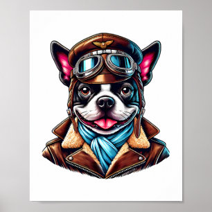 Bostie Piloot Ontwerp Poster
