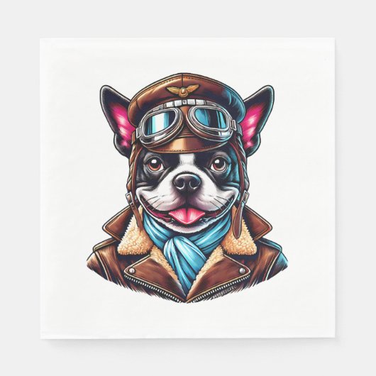 Bostie Pilot Design Servet (Voorkant)