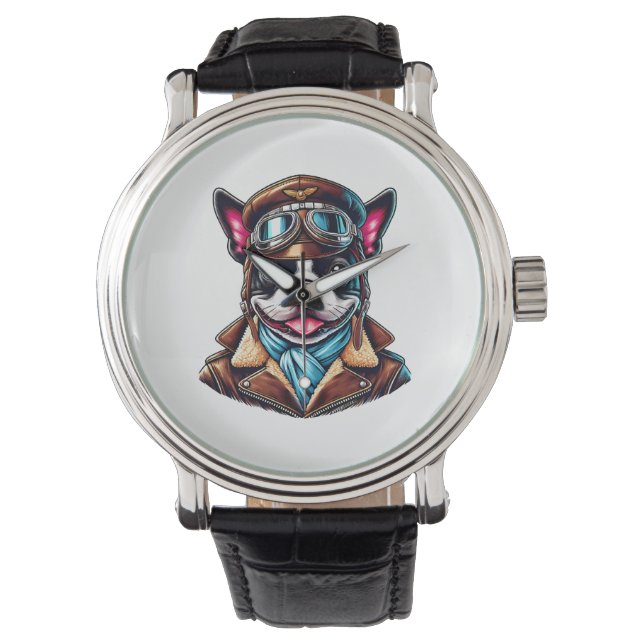 Bostie Pilot Ontwerp Horloge (Voorkant)