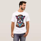 Bostie Pilot Ontwerp T-shirt (Voorkant volledig)