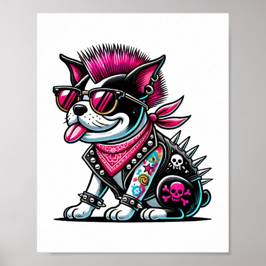Bostie Punk Ontwerp Poster (Voorkant)
