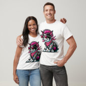 Bostie Punk Ontwerp T-shirt (Unisex)