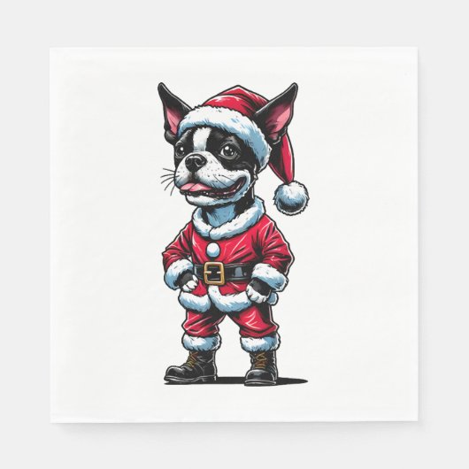 Bostie Santa Claus Servet (Voorkant)