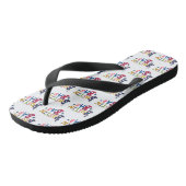Bostin Bab Black Country Words Flip Flop Footwear (Schuin)