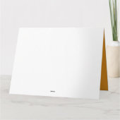 BOSTIN BABBY Black Country Words New Baby Kaart (Achterkant)