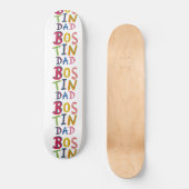 Bostin Dad Black Country Words Persoonlijk Skateboard (Voorkant)
