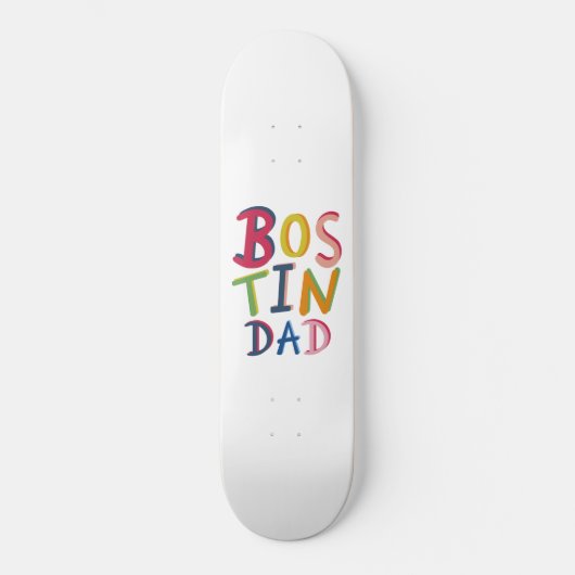 Bostin Dad Black Country Wordskateboard Persoonlijk Skateboard (Voorkant)