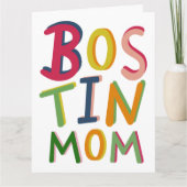 Bostin mam Black Country Birthday of Moederdag Kaart (Voorkant)