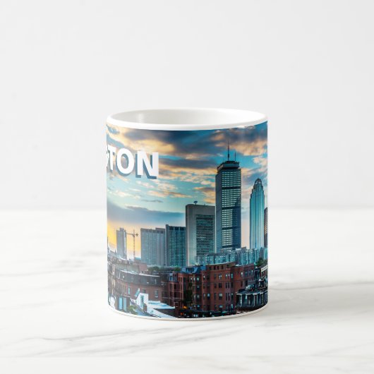 Bosto Coffee Mug Massachusetts City Skyline Gift Koffiemok (Center)