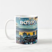 Bosto Coffee Mug Massachusetts City Skyline Gift Koffiemok (Links)