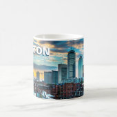 Bosto koffiemok Massachusetts stadslijn cadeau (Center)